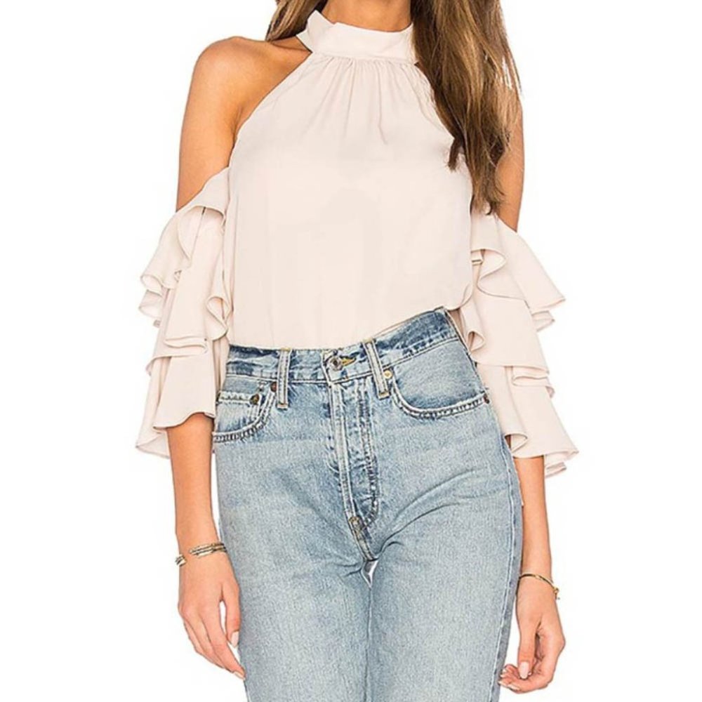 Amanda Uprichard Artesia Top Size Small Nude